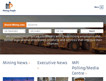 Tablet Screenshot of miningpeople.com.au